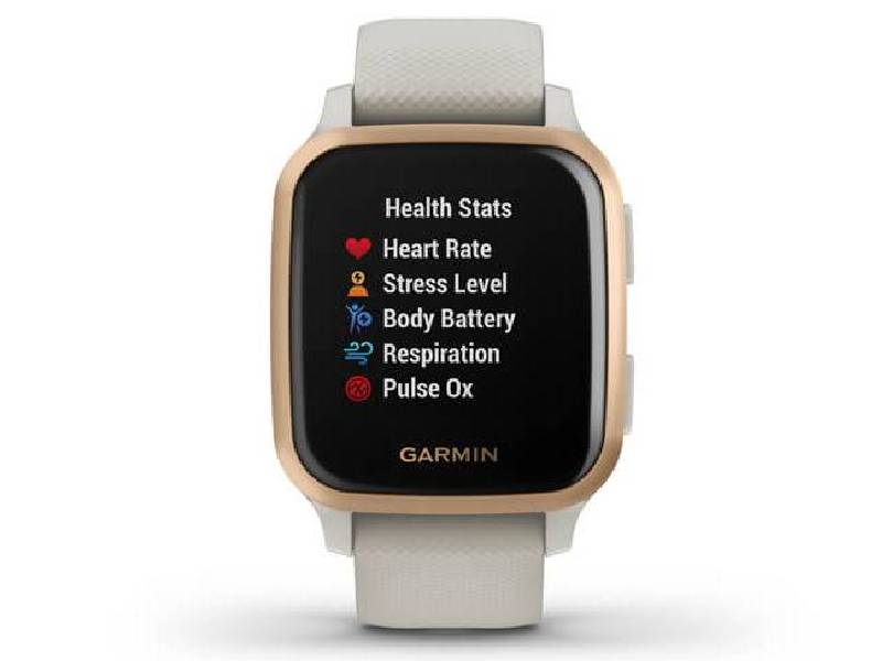 SMARTWATCH VENU SQ MUSIC LIGHT SAND ROSE GOLD GARMIN 010-02426-11